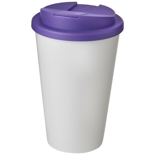 Gobelet isolant promotionnel 350ml Americano® Blanc et Violet